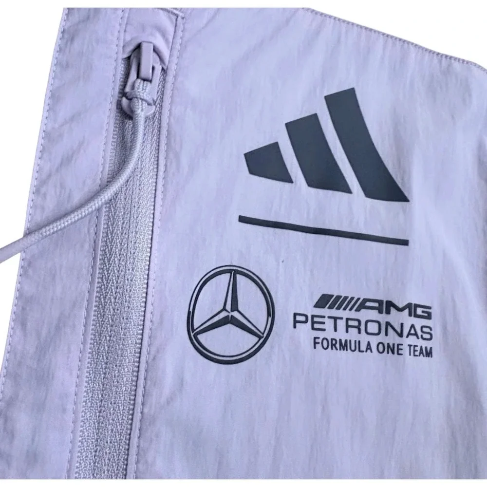 adidas Mercedes AMG Petronas F1 Quarter Zip Pullover Mens Large NWT JX8815